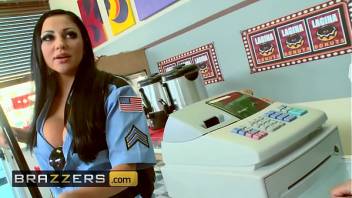Big TITS in uniform - (Audrey Bitoni, Honey White, Johnny Sins) - Boston Cream - Brazzers