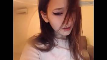 Gorgeous korean girl uses a vibrator to masturbate